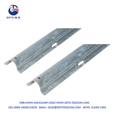 ISO9001 Protective Cover Cable Duct Mezzarronda Acciaio Elettro-galvanizzazione