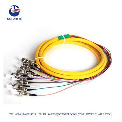 Trecce della fibra di singolo modo di distribuzione 1310nm 1550nm del centro FC di MP 12