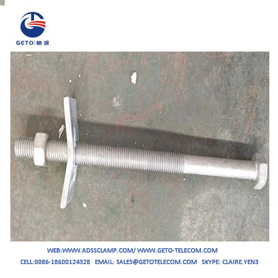 Galvanizzato testa di polo di accoppiamento bullone Strut linea di polo bullone hardware