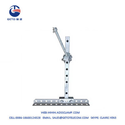H.D.G. Polo Cross Arm con 11 fori esterno FTTH 436x40x40mm Galvanizzato
