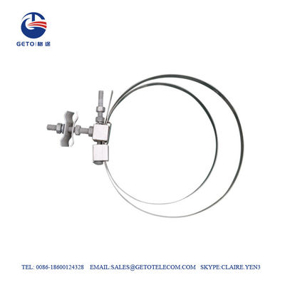 Morsetto della discesa d'antenna del nylon 10mm DLC di Palo ADSS, collare del cavo attenuato