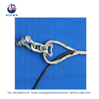 ADSS ha galvanizzato 20mm preformati 0,8&quot; morsetto di tensione del cavo
