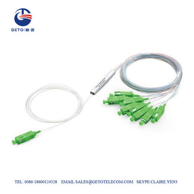 SpA a fibra ottica del separatore di modo 1x4 dello Sc APC MP Mini Steel Tube Type 4