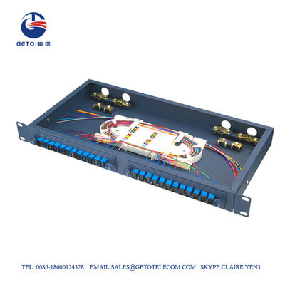 Facendo scorrere tipo porto a fibra ottica del quadro d'interconnessione della st della scatola vuota FC 24