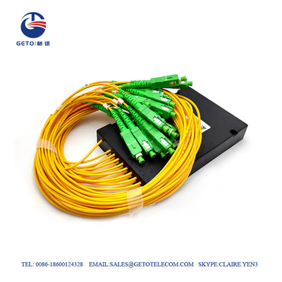 Plc a fibra ottica del contenitore di ABS dello Sc del separatore 1×16 6 mesi di tempo della garanzia