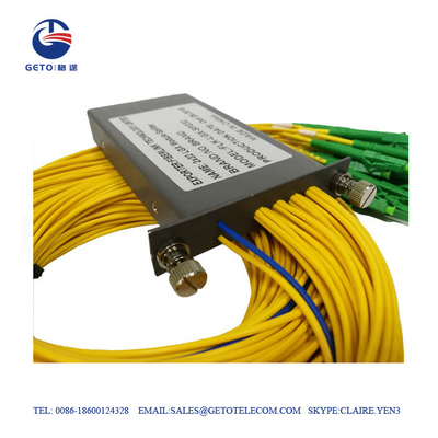 Mini LGX modulo del separatore del cavo ottico della cassetta 1260nm di 2×32