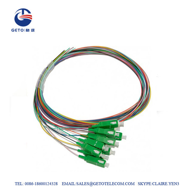 Treccia del cavo di toppa della fibra ottica dello Sc/APC 0.9mm dei 12 centri multi MP